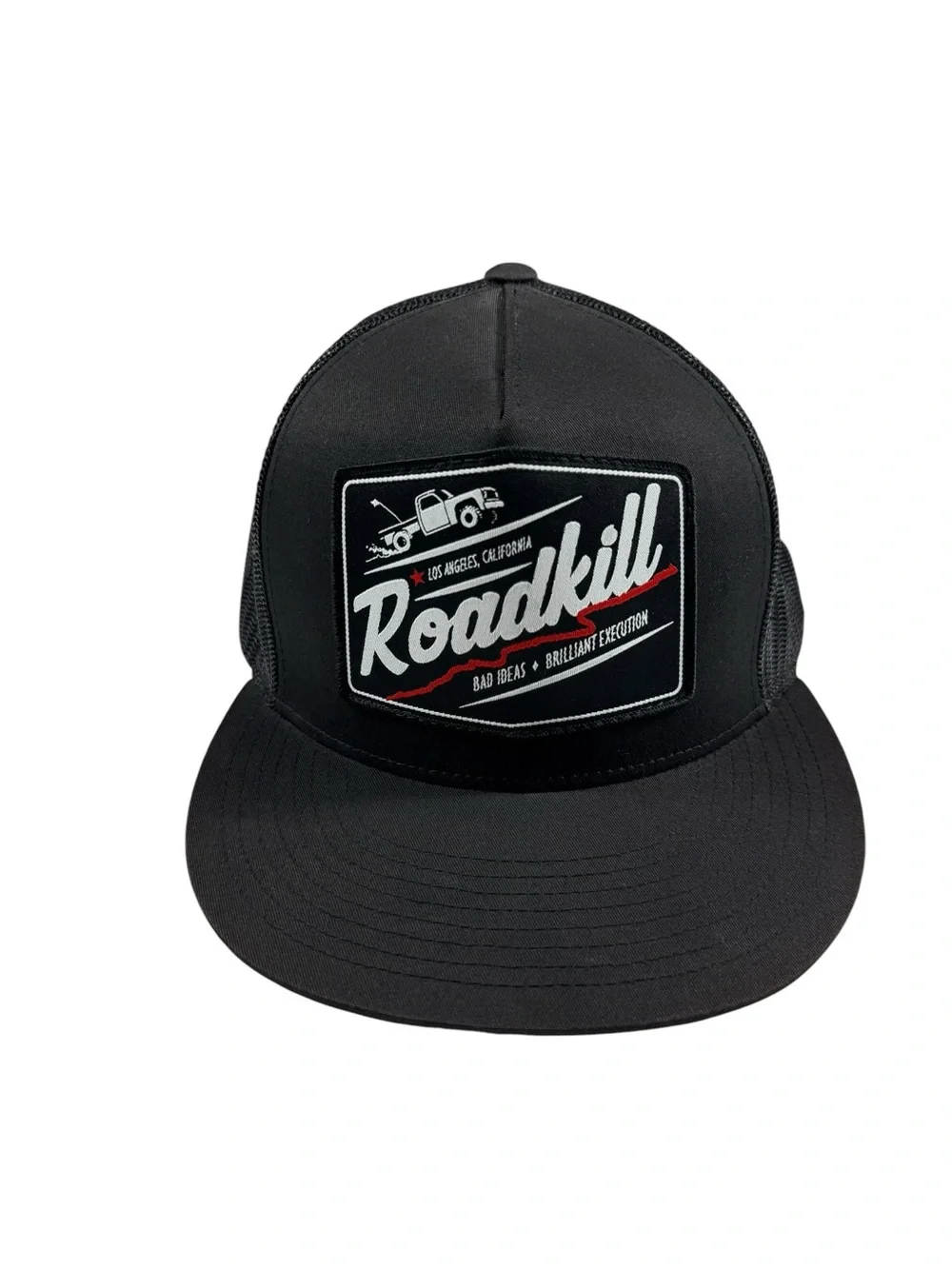 Roadkill Bad Ideas, Brillant Execution black Trucker hat